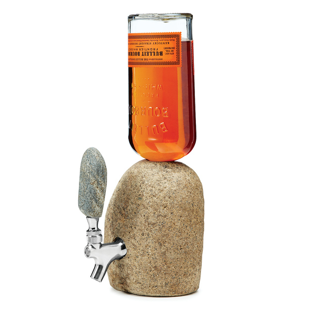 Stone drink dispenser. Marrying a Flinstone aesthetic with booze is always a winner. Actually, for this particular occasion, anything with booze is a winner. Bonus, your mom will hate having this in the house, which will help you bond with your dad. Cost: $125 and I assume another $125 to ship it, since it's basically a giant rock with a hole in it.