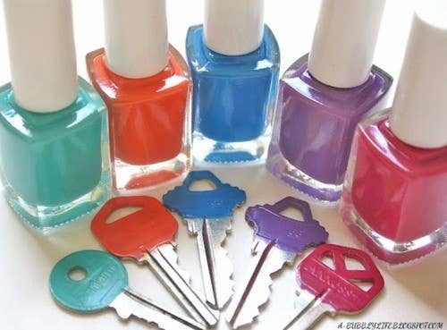 So you can easily tell your keys apart.
