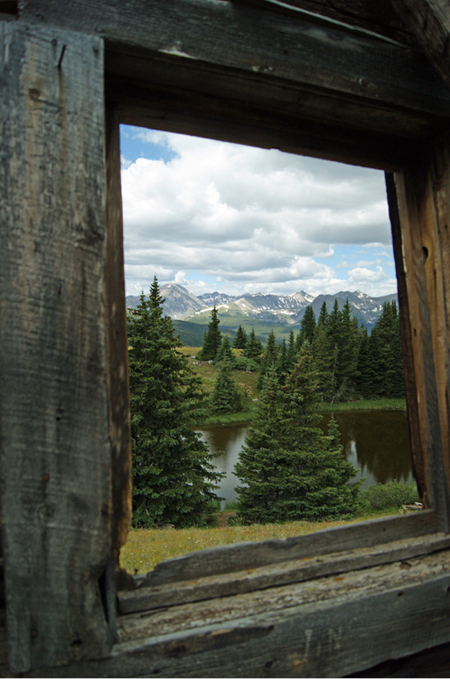 View Through a Cabin Window © Wyatt Guernsey