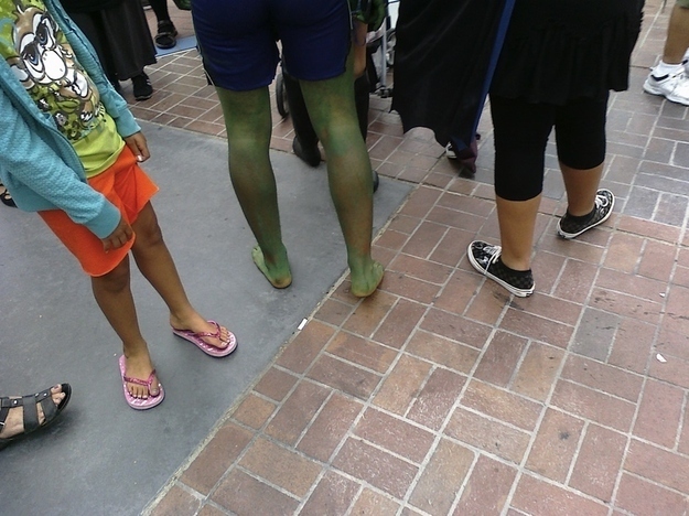This Incredible Hulk was incredibly brave.