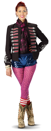 Her Aesthetic: The kind of clothing that makes Nina Garcia wrinkle her nose and say,"This looks...sad."The Challenge She'll Probably Win: The "Design an Outfit for a Coachella Attendee" Challenge.
