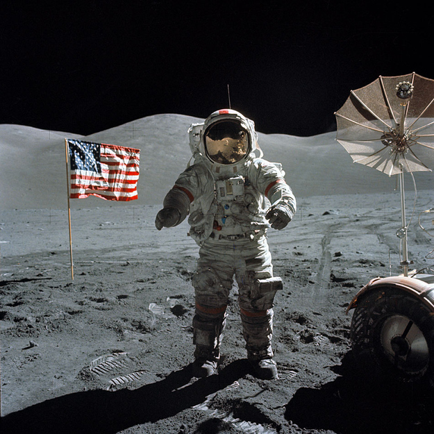 "I hope they stop in and take a look at our flag that was put there 43 years ago." - Mitt Romney