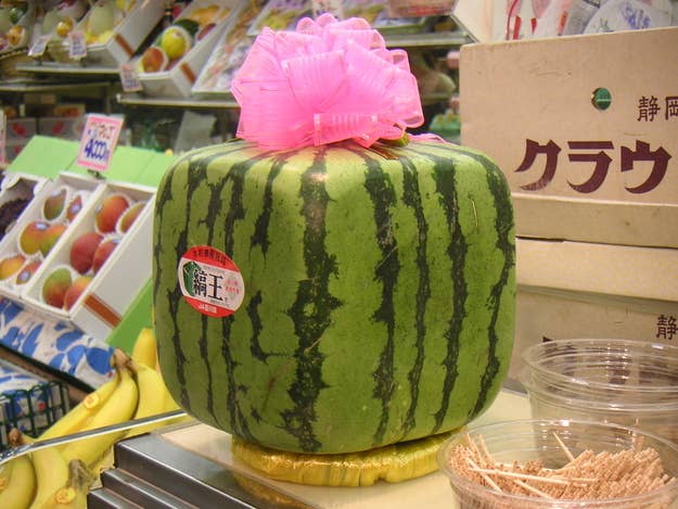 Prevents watermelon from rolling where you don't want it to roll, or totally pointless?