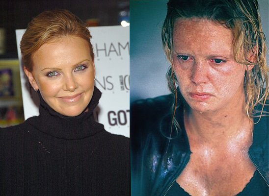 The South African beauty packed on the weight and prosthetics to play serial killer Aileen Wuornos in &quot;Monster.&quot;