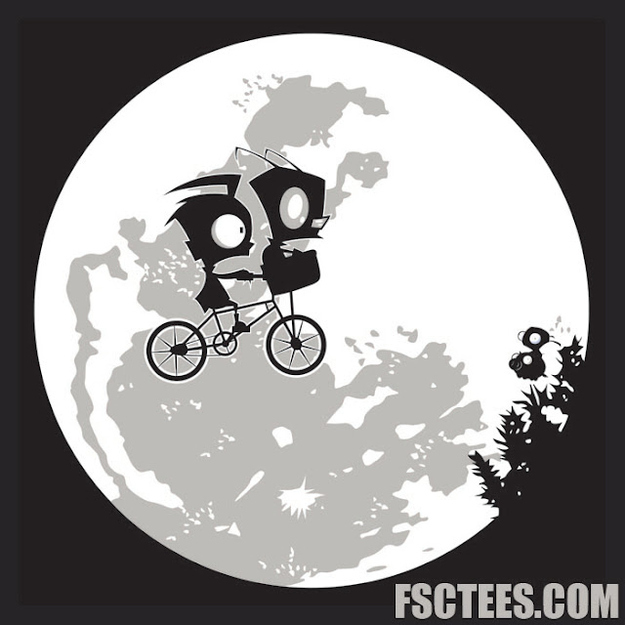 This week's limited edition tee-shirt design is an Invader Zim-inspired homage to E.T. To get one just visit http://www.fsctees.com/ before midnight Sunday.