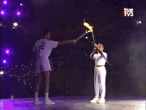 The only way this could've been improved: blaring Europe's "The Final Countdown" over the Olympic loudspeakers.