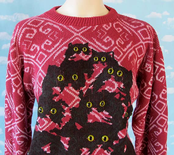 Googly Eye Cat Sweaters Are Freaking Me Out