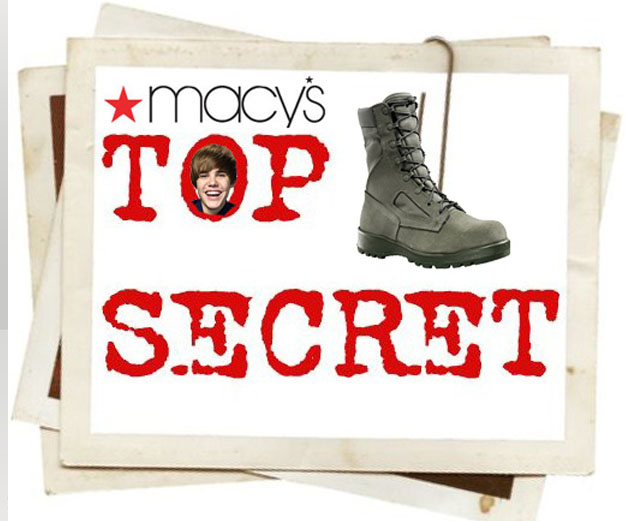 This year Macy's plans to unveil its most dangerous weapon yet: Rampage boots for women and Justin Bieber perfume. Stay up on all the latest holiday news right here.