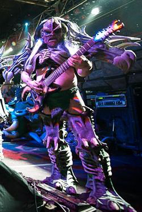 Here is a photo of Smoot's final performance at Minneapolis's rock club First Avenue from last night.From lead vocalist Dave Brockie, a.k.a. Oderus Urungus: It is with a sense of profound loss and tragedy that the members of Gwar must announce the passing of their long time guitarist and beloved friend Cory Smoot, also known to thousands of metal fans worldwide as Flattus Maximus. Cory was found deceased this morning as the band prepared for a border crossing. There is no word as to the cause of death and the members of Gwar are completely shocked and devastated that this has occurred.At this point there is no word on arrangements and the disposition of the remainder of Gwar's current North American tour, nor are there any details regarding long term plans. At this point we are just dealing with the loss of our dear friend and brother, one of the most talented guitar players in metal today. We ask that our fans and the media be respectful of our request for privacy for those that have suffered this terrible loss. A full statement will be coming in the next day or so, in the meantime please give your thoughts and your prayers to Cory, his family, and all the people that love him.We will be keeping an eye on this story as it develops and will post more information when we have it.