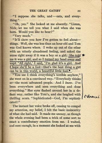 Just Sylvia Plath&rsquo;s copy of The Great Gatsby
