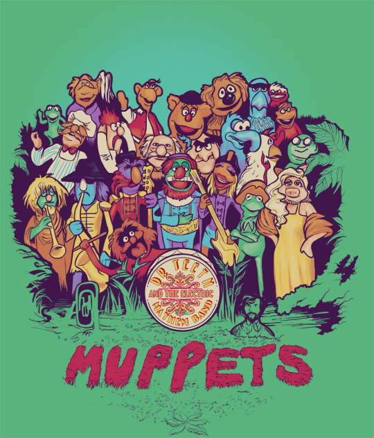 Sgt Muppet&rsquo;s Lonely Hearts Club Band by Megan Lara