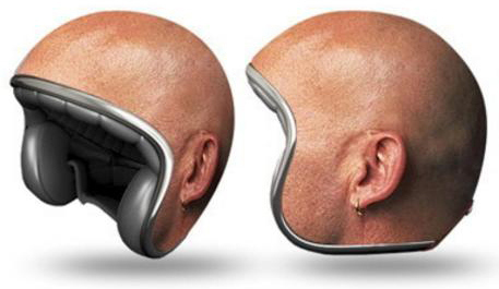 Bald Helmet