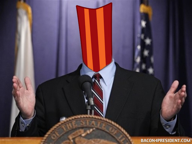 Get EXCLUSIVE coverage of the Bacon Campaign's acceptance speech at Virtual CheeseBlogger.