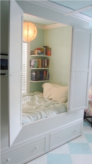 Bed in a Closet