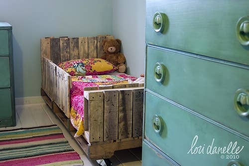 Get the directions for this DIY toddler bed here.
