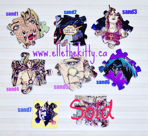 Death, Sandman, Ravens, recycled Sandman Comics accessorieswww.ellethekitty.ca