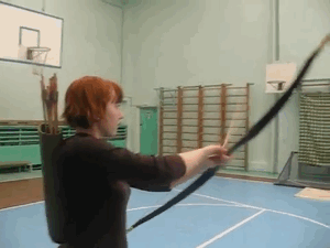 Ladies and gentlemen, please meet the lovechild of Hawkeye and Black Widow.