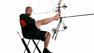 This is armless archer Matt Stutzman, who recently competed in -- and won the silver medal in archery at -- the London 2012 Paralympics. Nothing to joke about here; this is simply amazing.