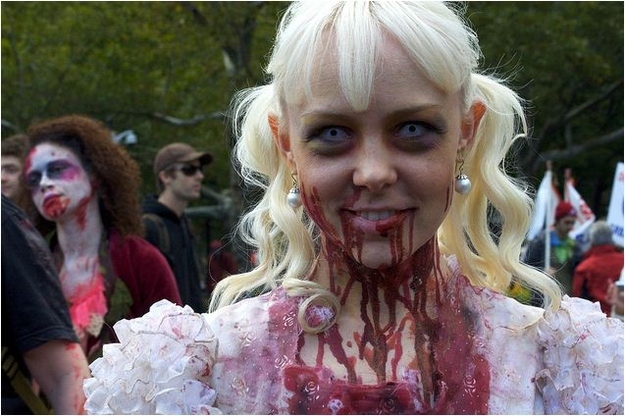 Princess zombie laughs at your misfortune