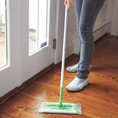 Clean with it: Sweep Up Dirt and Dust