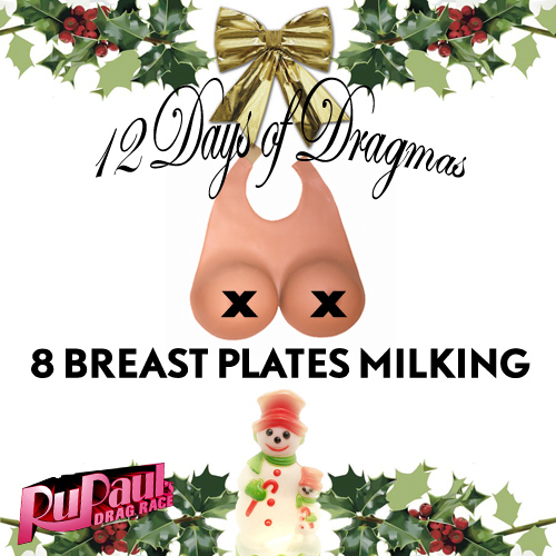 8 Breast Plates Milking
