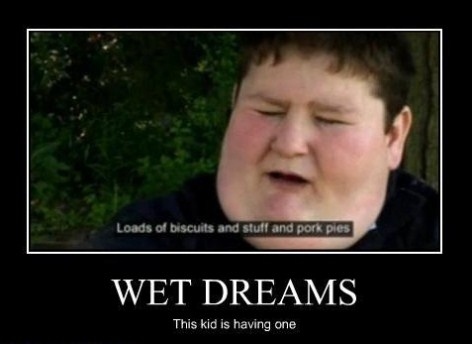 Having a wet dream