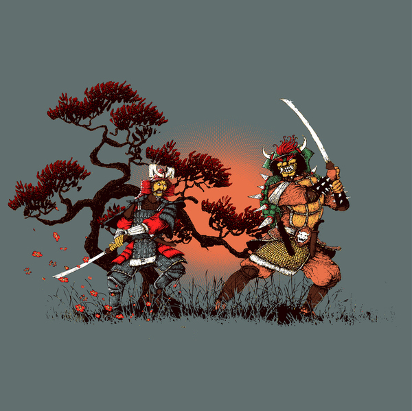 Mario Samurai by Vincent Bocognani