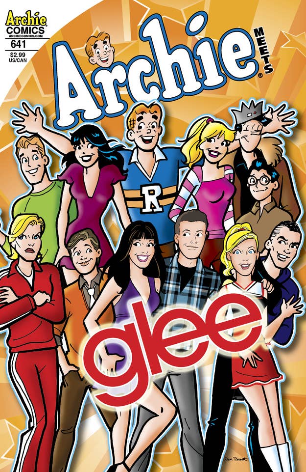 Archie Meets The Cast Of “Glee”