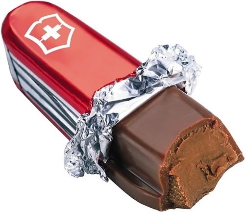 Hide an emergency supply of chocolate in your storm kit.