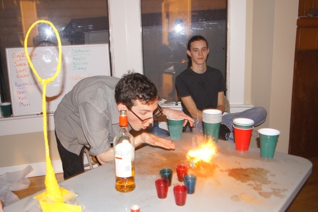 Finish the tri-wizard tournement off with some Harry Potter Shots! Try the fire breather, it was a real crowed pleaser.