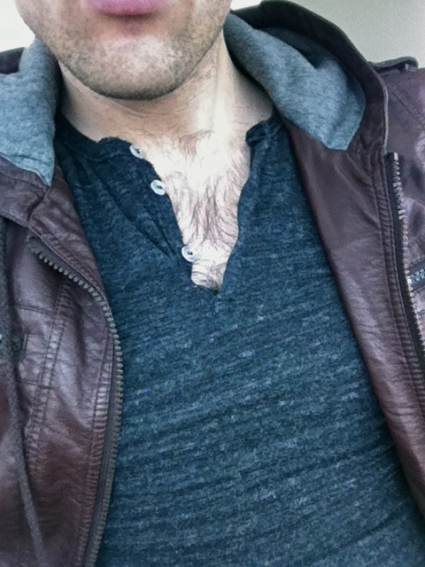This chest hair is sly as the dickens.