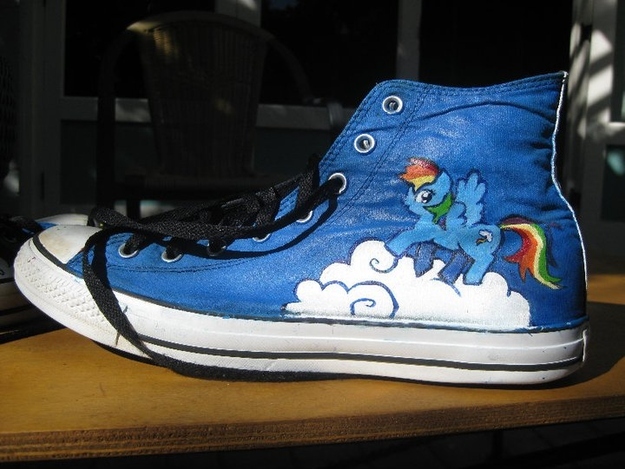 50 Unique And Wonderfully Geeky Hand-Painted Shoes