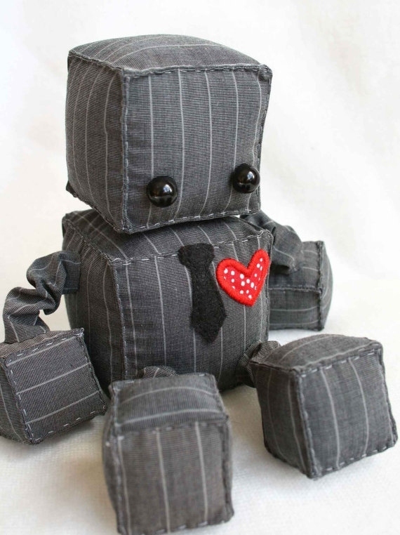 android robot plush