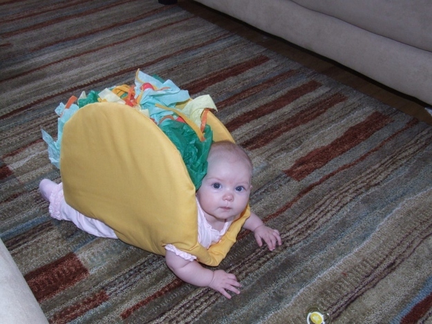 These parents better be careful dressing their baby up like that.