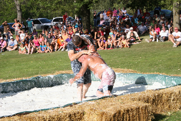 Nothing says “summer” quite like ripping your shirt off and pummeling an opponent with a fistful of starch. The Barnesville Potato Day Festival is the ideal getaway for the potato-loving pugilist in your family, boasting a schedule that includes mashed potato sculpting, a potato peeling contest, and a vicious rivalry with the Eggplant Day Parade across the river.