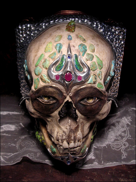 Third Eye & YamaThird Eye & Yama are creations of artist Wayne Martin Belger and are probably some of the most unique cameras you will ever see in your life and without a doubt the most morbid. These cameras are skulls.Yama is the most elaborate of the two and is made from aluminium, titanium, copper, brass, bronze steel, silver, gold, and mercury and also includes 4 sapphires, 3 rubies, turquoise, opals, sand and blood. As if that wasn’t enough the camera skull was blessed by a Tibetan Lama.Considering that the ruby that is Yama’s third eye is worth $5000, you can bet that the skull camera itself might take you quite a few years to save up for. But can you really put a price on probably the only camera in the world that has been blessed by a Tibetan Lama?