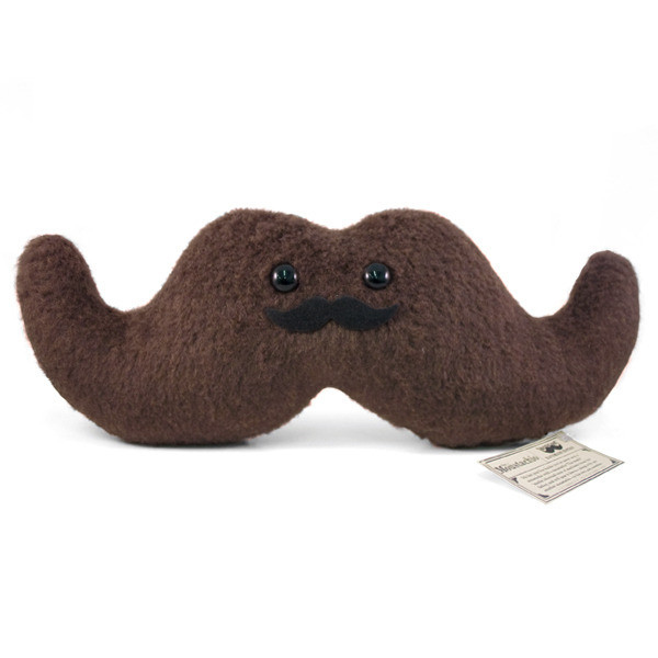 Mustaches are the bat signal of hipsters. Might as well give your little hipster a head start with this adorable stuffed mustache with a mustache. It's like an inception for your face. No need for words (especially since your little one can't actually talk yet), this plushtache says it all. Available right now for $20 from Shawnimals.