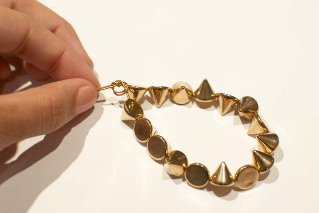 DIY: Spike Bracelet 