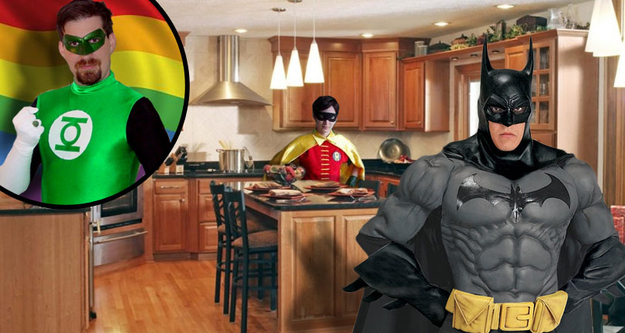 Superfriends came out in full support of their colleague, Green Lantern, today as news of his homosexuality hit the internet. The Hollywood Leek was able to get an exclusive interview with Batman at the home he shares with Robin in Fort Lauderdale.“I’m very supportive of Rainbow Lantern’s decision,” Batman said. “That’s what he’s going by now, right?“Seriously, it’s great when someone chooses to come out and make their lifestyle known. I just don’t think it’s necessary for everyone,” the Dark Knight continued, shooting a threatening glare at Robin, who was prancing around the kitchen in his signature green boyshorts, preparing his “divine beef wellington.”“It’s so brave,” Robin added. “Everyone who’s ever felt repressed should follow his lead.” Batman abruptly cut him off, saying, “Agreed, but let’s not forget that Lantern is not closely associated with a someone, like, say, oh I don’t know… Superman and Louis Lane?”The interview then came to a screeching halt when Robin stormed out of the room yelling, “You seriously don’t know how hurtful you can be.”Source: Hollywood Leek