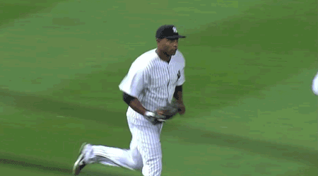 Seriously, run away. Don't even stop to talk to Derek Jeter, even though he's a legend and you're Dewayne Wise, and when Brett Gardner returns he'll probably forget your name.