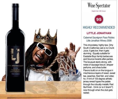 Lil Jon proves that you can keep your dinner party CRUNK with his Little Jonathan wine.