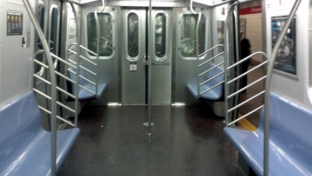 The answer:Because moments earlier the space was vacated by an unsightly, smelly and unwanted homeless woman. Only after she exited to the right did the privileged tourists and New Yorkers fill the space. Sad.