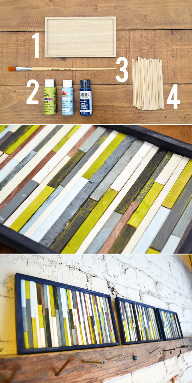39 Easy Diy Ways To Create Art For Your Walls
