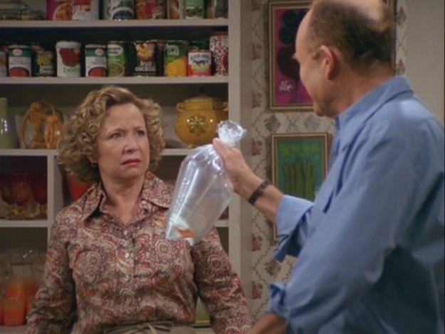 Not the pet Kitty was expecting, but she named him Fred and decorated a fishbowl for him on That '70s Show! Catch episodes nightly at 5AM/4C!