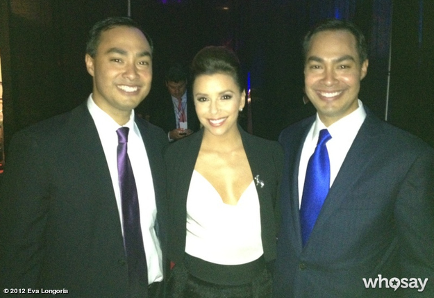 With Julian Castro and Joaquin Castro.