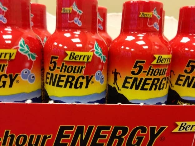 5-hour energy ingredients label