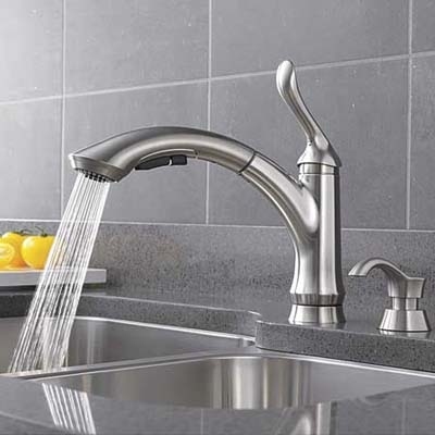 The spout may help you wash up, but it holds on to its own fair share of yackiness. Give your kitchen faucet routine wipe downs with anti-bacterial wipes or some good- old-fashioned vinegar on a paper towel. See 10 Uses for Vinegar to find more clever ways to put the stuff to work in your old house.