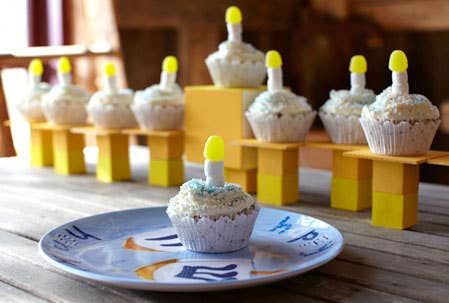 Silicone Cupcake, Muffin Molds - Menorahs