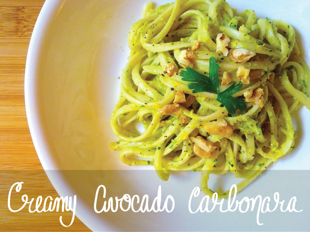 Creamy Avocado Carbonara