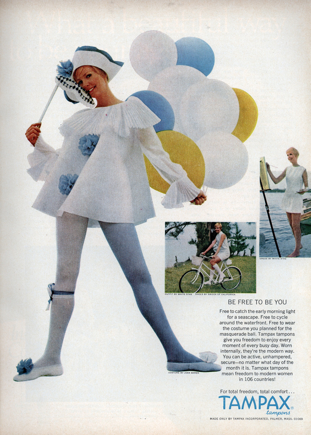 Because when you have the right tampon, being a clown is easy.